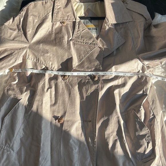 LONDON FOG VINTAGE RAIN TRENCH COAT - Picture 3 of 10